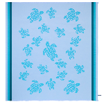 Resim Unisex Seabreez Plaj Havlusu Mavi