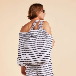 Resim Unisex Rainbow Birds Babette Çanta Beyaz