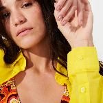 Resim Unisex Caracal Gömlek Sarı