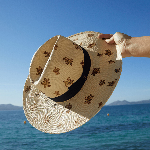 Resim Kadın Vilebrequin x Borsalino Claudia Şapka Bej