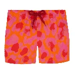 Resim Kız Çocuk New Leopard Gaya Şort Turuncu