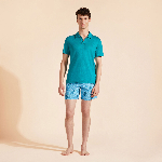 Picture of Erkek Pyramid Keten Polo Yeşil