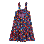 Resim Kız Çocuk Noumea Sea Shells Gazelle Elbise Lacivert