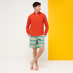 Resim Erkek Caroubis Gömlek Kırmızı