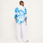 Resim Erkek Pacha Keten Pantolon Beyaz