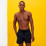 Resim Erkek Moorea Solid Mayo Lacivert